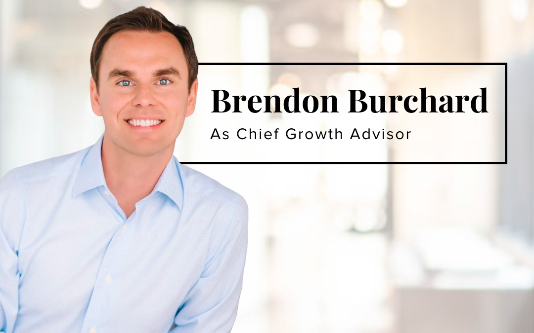 Brendon Burchard Chief Growth Advisor announcement for PLACE.