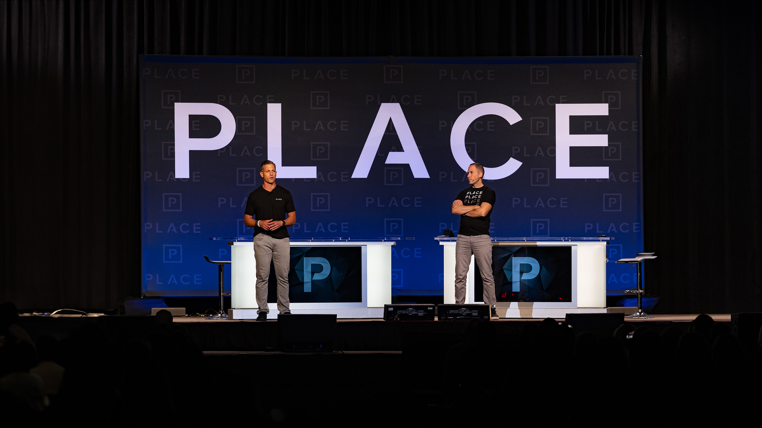 PLACE Co-Founders on Stage at PLACE Event