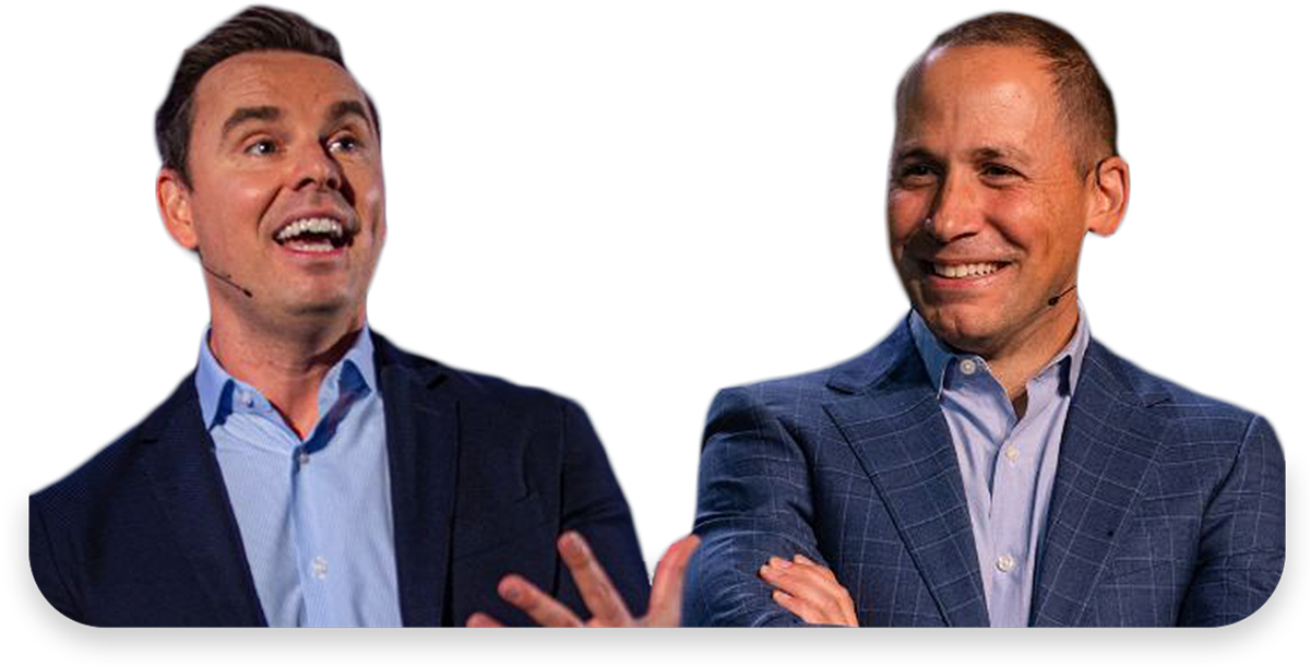 Brendon Burchard and Chris Suarez host Growth Webinars