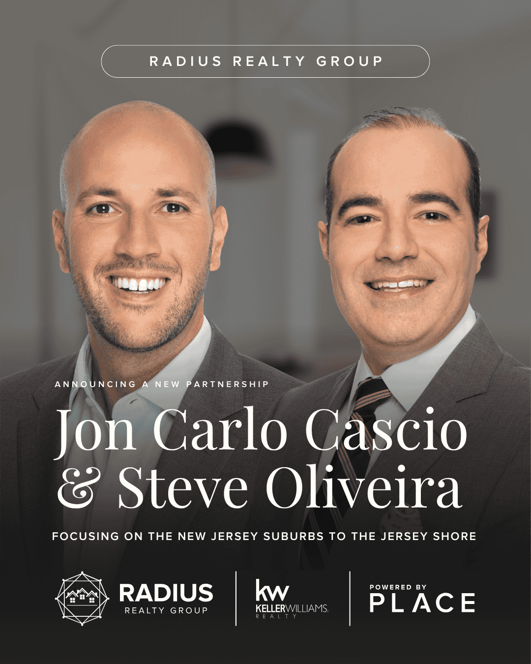 Jon_Carlo_Cascio_Steve_Oliveira_PLACE_Announcement Announcing a new partnership: Kimberlee Meserve and The Street Property Team are powered by PLACE.
