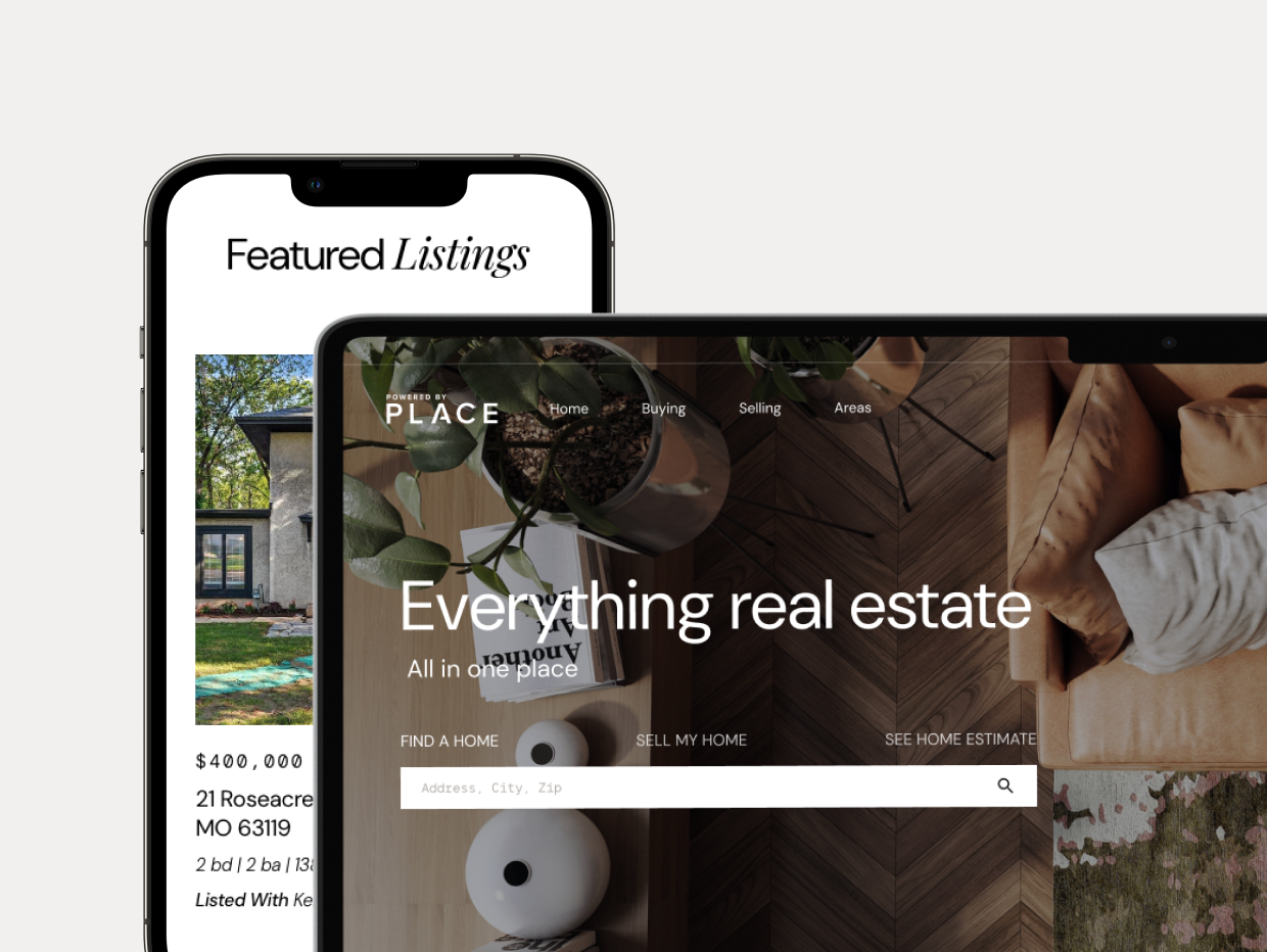 man looking at phone with network graphic behind him